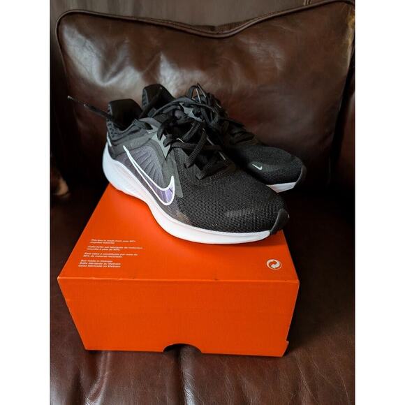 Nike WMNS Quest 5 [DD9291-001] Women Running Shoes Black/Iron Grey SIZE 6 - Picture 2 of 5